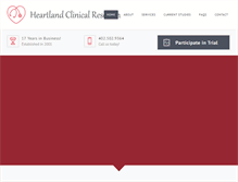 Tablet Screenshot of heartlandcr.com